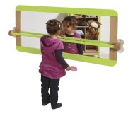 Miroir avec barre de maintien Lili coloris vert