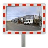 Miroir de circulation 90° voie privée Plexi+ - Rectangulaire-Kaptorama
