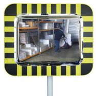 Miroir de sécurité intérieur 90° Maya - Rectangulaire - Kaptorama