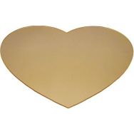 Miroir forme cœur à décorer (Lot de 10)