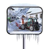 Miroir multi-usages intérieur/extérieur avec antigivre - Kaptorama