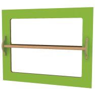 Miroir mural barre maintien - Bessiere
