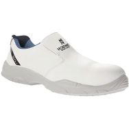 Mocassin de sécurité haut de gamme Brice Plus blanc, T40