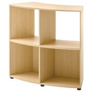 Module bibliothèque courbe Joris - Quadrifoglio