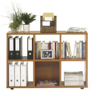 Module bois 6 cases Phylos coloris chêne clair