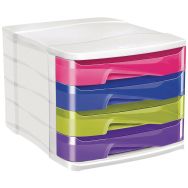 Module de classement Cepbox - 4 tiroirs - Assorti