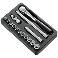 Module douilles 1/2'' 12 pans en pouces - MOD.SL161-112U
