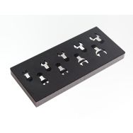 Module mousse 1/3 de 9 embouts Dyna 9x12