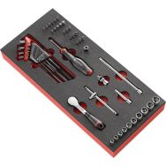 Module mousse cliquet hp 1/4'' et douilles