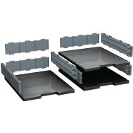 Modulodoc élément cases normal noir/gris
