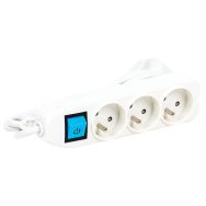 Multiprise 230 V 3 prises avec interrupteur NF