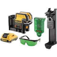 Niveau laser croix + 5 points XR 10.8V 2Ah Li-Ion - faisceau vert - DEWALT