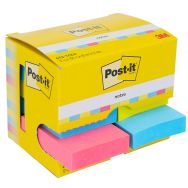 Notes Post-it® 38 x 51 mm 12blocs assortis Energie Post-it®