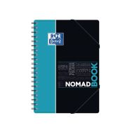 OXFORD Cahier Etudiants Nomadbook B5 Ligné 7mm 160 Pages Reliure Intégrale Couverture Polypro Coloris Assortis