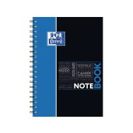 OXFORD Cahier Etudiants Notebook B5 Grands Carreaux Seyès 160 Pages Reliure Intégrale Couverture Carte Polypro Coloris Assortis