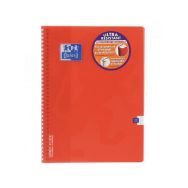 OXFORD Cahier OpenFlex A4 Grands Carreaux Seyès 180 Pages Reliure Intégrale Couverture Polypro Coloris Assortis