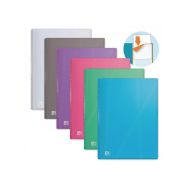 OXFORD Protège-Documents Hawaï A4 40 vues / 20 Pochettes Couverture Polypro Coloris Assortis