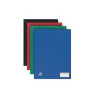 OXFORD Protège-Documents Memphis A4 80 vues / 40 pochettes Couverture Polypro Coloris Assortis
