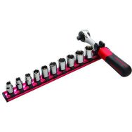 Outil 3/8'' sur rack aimante - jeu de 11