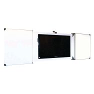 Pack Ecran - support mural - 2 volets émaillés blancs - Clevertouch