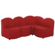 chauffeuse droite-1 angle Bowling tissu polyester - Manutan Expert
