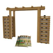 Pack complet : pergola potagère 2 tours - terreau - graines