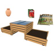 Pack complet : trio potager - Carre Serre