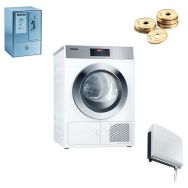 Pack monnayeur Sèche-linge pro à évacuation 8 kg PDR 908 EL LW-Miele