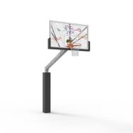Panier basket 3x3 fixation sol hauteur 3,05m déport 2,25m Daomey FFBB