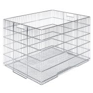 Panier gerbable en fil d'acier 800x600x530 mm