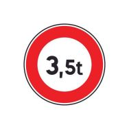 Panneau B13 Limitation de tonnage à 3,5 t classe 2 - Aximum