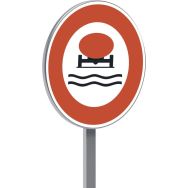 Panneau B18b interdit aux transport matières polluantes - Taliaplast