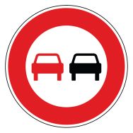 Panneau BK3 Interdiction de dépasser