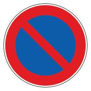 Panneau BK6a1 Stationnement interdit