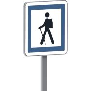 Panneau CE6a point départ d'un itinéraire pédestre - Taliaplast
