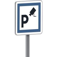Panneau CE9 parc stationnement sous videosurveillance - Taliaplast