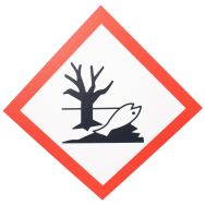 Panneau CLP - Risque environnemental - PVC - 120x120 mm