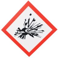 Panneau CLP - Risque explosion - PVC - 120x120 mm