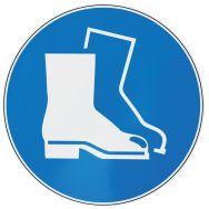 Panneau Chaussures de sécurité obligatoires PVC - Manutan Expert