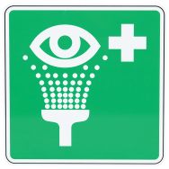 Panneau Equipement de rinçage des yeux - PVC - Manutan Expert