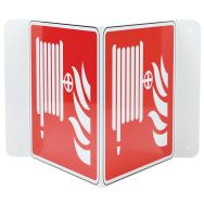 Panneau Robinet d'incendie armé Double face Aluminium - Manutan Expert