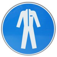 Panneau Vêtements de protection obligatoires - PVC - Manutan Expert