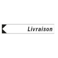 Panneau adressage Livraison - 600 x 120 mm