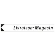 Panneau adressage Livraison Magasin - 800 x 120 mm