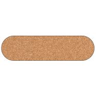 Panneau affichage polyester décor liège forme langue de chat 100x30 cm - Ulmann