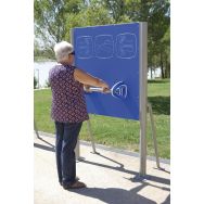 Panneau rouleau rotatif