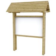 Panneau avec toit 100x100x300 cm - pin
