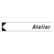 Panneau d'adressage atelier - 600 x 120 mm - Aximum