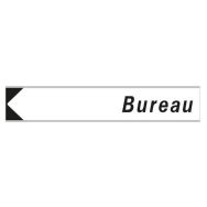 Panneau d'adressage bureau - 600 x 120 mm - Aximum