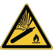 Panneau danger - Bouteille pressurisée - Rigide
